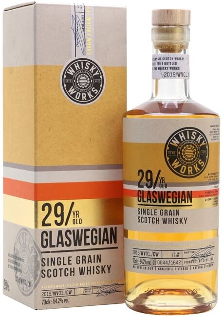 Port Dundas Glaswegian Single Grain 29 Year Old / Whisky Works Single Whisky Port Dundas Glaswegian Single Grain 29 Year Old / Whisky Works Single Whisky