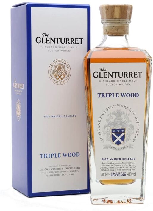 Glenturret Triple Wood / 2020 Maiden Release Highland Whisky Glenturret Triple Wood / 2020 Maiden Release Highland Whisky