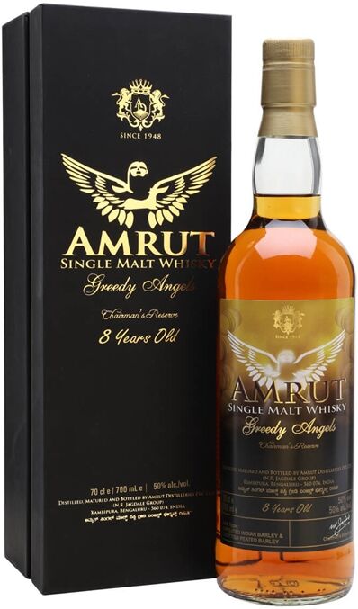 Amrut Greedy Angels / 8 Year Old / Bot.2017 Indian Single Malt Whisky Amrut Greedy Angels / 8 Year Old / Bot.2017 Indian Single Malt Whisky