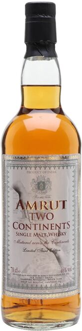 Amrut Two Continents / 3rd Edition Indian Single Malt Whisky Amrut Two Continents / 3rd Edition Indian Single Malt Whisky