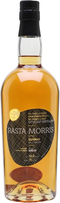 Uitvlugt Guyana Uitvlugt 1991 / 26 Year Old / Asta Morris Single Modernist Rum