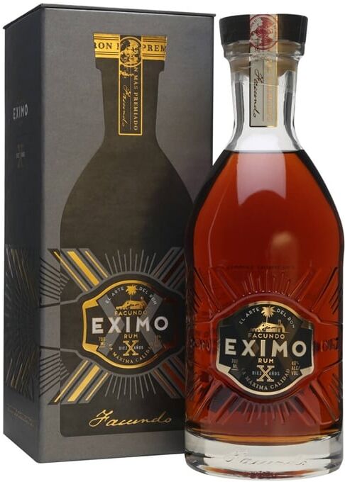 Bacardi Facundo Eximo Rum / 10 Year Old Single Modernist Rum Bacardi Facundo Eximo Rum / 10 Year Old Single Modernist Rum