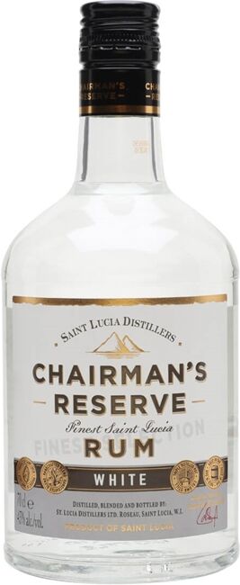 Chairman's Reserve White Label Rum Single Traditional Blended Rum Chairman's Reserve White Label Rum Single Traditional Blended Rum