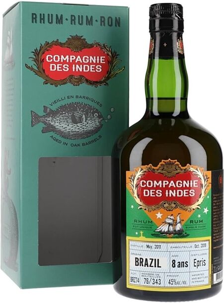 Indesit Brazil Epris 8 Year Old Rum / Compagnie des Indes (45%)