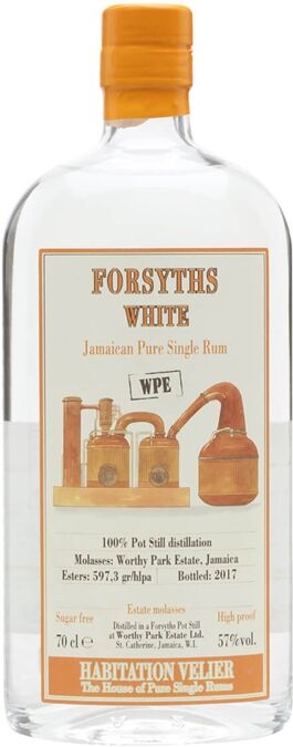 Forsyths WPE White Rum 2017 / Habitation Velier Forsyths WPE White Rum 2017 / Habitation Velier