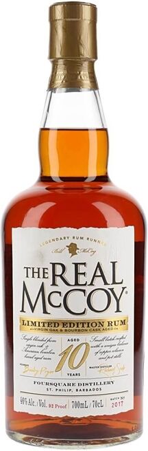 The Real McCoy 10 Year Old Rum / Virgin Oak The Real McCoy 10 Year Old Rum / Virgin Oak