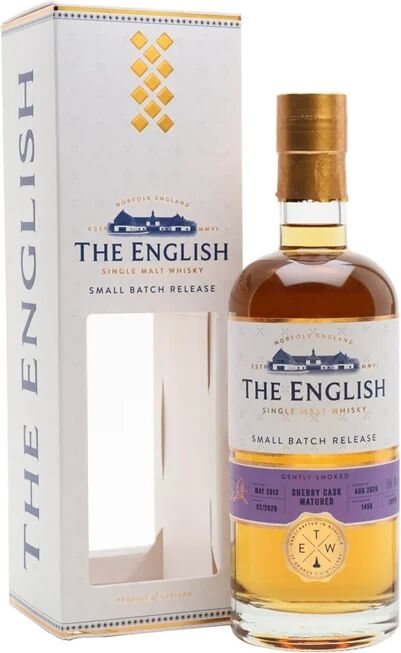 English Whisky Co. The English Gently Smoked Sherry Cask Single Malt English Whisky English Whisky Co. The English Gently Smoked Sherry Cask Single Malt English Whisky