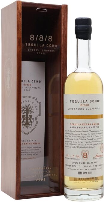 Ocho 8-8-8 Extra Anejo Tequila Ocho 8-8-8 Extra Anejo Tequila