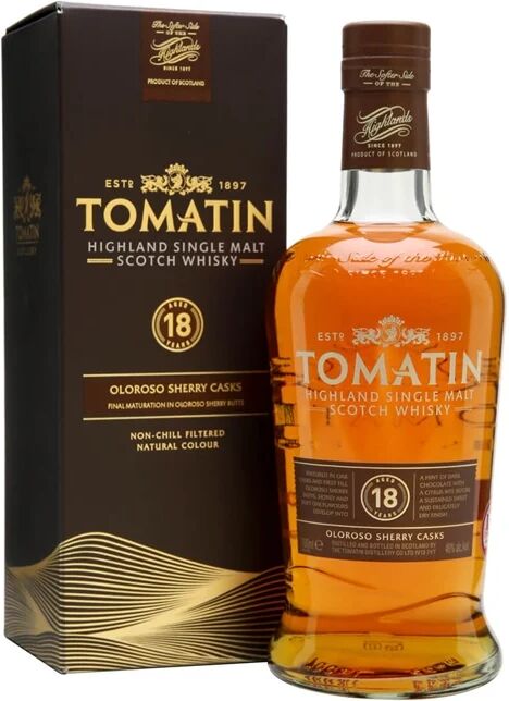 Tomatin 18 Year Old / Oloroso Sherry Finish Highland Whisky Tomatin 18 Year Old / Oloroso Sherry Finish Highland Whisky