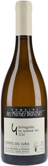 Domaine des Marnes Blanches Savagnin en Quatre Vis 2016/ Cotes du Jura / Marnes Blanches Domaine des Marnes Blanches Savagnin en Quatre Vis 2016/ Cotes du Jura / Marnes Blanches