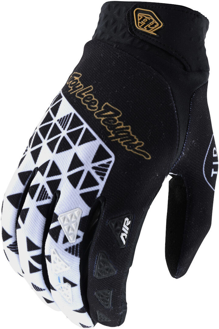 Lee Troy Lee Designs Air Wedge Motocross Gloves - Black White - Size: M