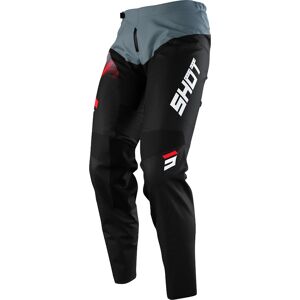 Shot Devo Versus Motocross Pants Unisex Black Red Size: 34