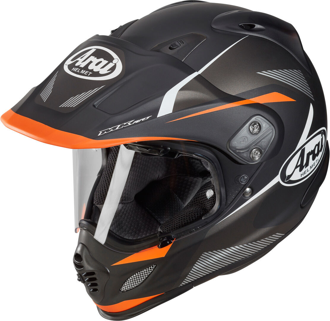 Arai Tour-X 4 Break Orange Motocross Helmet - Black Orange - Size: S
