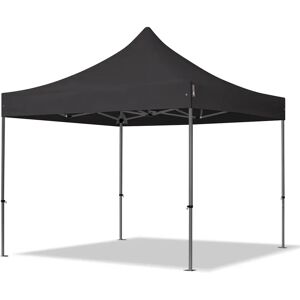 Toolport 3x3m PES 750 Pop up gazebo PREMIUM Steel 40 mm, black - (600000)