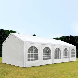 Toolport 4x10m Marquee / Party Tent, PE 450, white - (91112)