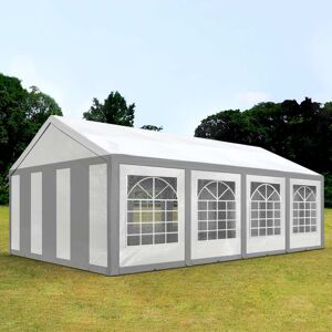 Toolport 4x8m Marquee / Party Tent, PE 450, grey-white - (91122)