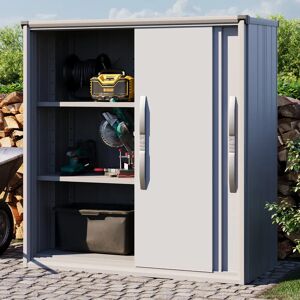 GFP 150 x 75 cm Garden shed XL, grey - (GFPV00760)