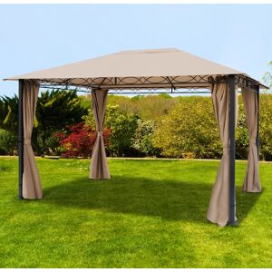 Toolport Garden Gazebo Rendezvous Premium 3x4m, cappuccino - (300116)