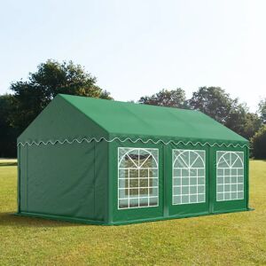 Toolport 4x6m Marquee / Party Tent, PVC 700, dark green - (5137)