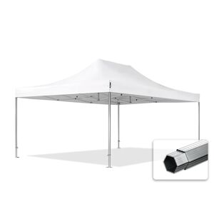 Toolport 4x6m PES 800 Pop Up Gazebo PROFESSIONAL Aluminium 50 mm, white - (578698)