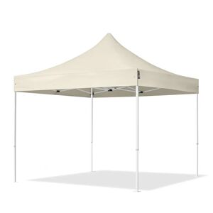 Toolport 3x3m PES 700 Pop up gazebo ECONOMY Steel 30 mm, cream - (581826)