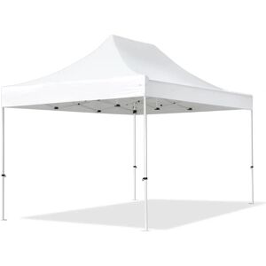 Toolport 3x4.5m PES 700 Pop up gazebo ECONOMY Steel 30 mm, white - (581836)