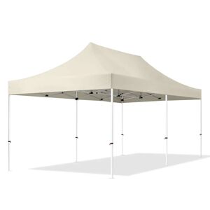 Toolport 3x6m PES 700 Pop up gazebo ECONOMY Steel 30 mm, cream - (581853)