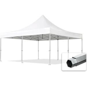 Toolport 5x5m PVC 850 Pop Up Gazebo PROFESSIONAL Aluminium 50 mm, fire resistant, white - (581988)