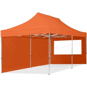 Toolport 3x6 PES 700 Pop Up Gazebo ECONOMY Aluminium 32 mm, incl. Sidewalls with Panorama Windows, orange - (59028)