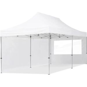 Toolport 3x6 PES 700 Pop up gazebo ECONOMY Aluminium 32 mm, incl. Sidewalls with Panorama Windows, white - (59033)