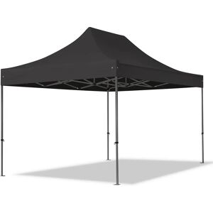 Toolport 3x4.5m PES 750 Pop up gazebo PREMIUM Steel 40 mm, black - (600040)