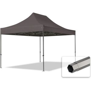 Toolport 3x4.5m PES 750 Pop Up Gazebo PREMIUM Steel 40 mm, dark grey - (600053)