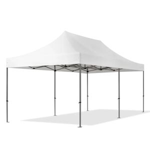 Toolport 3x6m PES 750 Pop Up Gazebo PREMIUM Steel 40 mm, white - (600082)