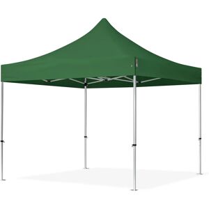 TOOLPORT 3x3m PES 800 Pop Up Gazebo PROFESSIONAL Aluminium 40 mm, dark green - (600137)