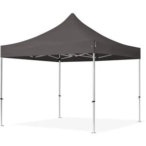 Toolport 3x3m PES 800 Pop up gazebo PROFESSIONAL Aluminium 40 mm, dark grey - (600148)