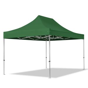 Toolport 3x4.5m PES 800 Pop Up Gazebo PROFESSIONAL Aluminium 40 mm, dark green - (600195)