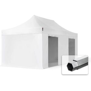 Toolport 3x6m PES 800 Pop Up Gazebo PROFESSIONAL Aluminium 40 mm, incl. Sidewalls, white - (600216)