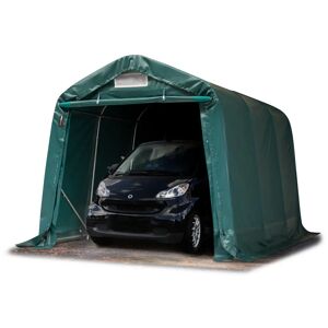 Toolport 2,4x3,6m portable garage, PVC, dark green, without statics package - (67835)