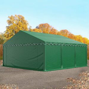 Toolport 6x6 Storage Tent / Shelter w. ground frame, PVC 750, dark green - (7205)