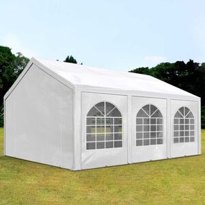 Toolport 4x6m Marquee / Party Tent, PE 450, white - (91110)
