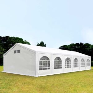 Toolport 6x12m Marquee / Party Tent, w. ground frame, PE 550, white - (92105)