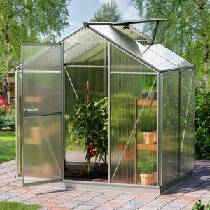 GFP 192 x 131 cm Greenhouse, incl. special offer set XL, 6 mm twin-wall sheets - (GFPV00003)