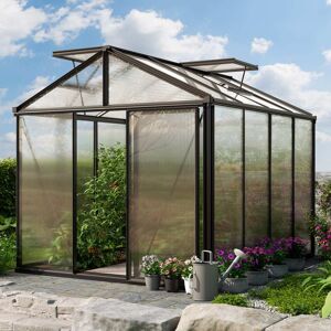 GFP 235 x 311 cm Greenhouse, anthracite grey, RAL 7016 - (GFPV00147)