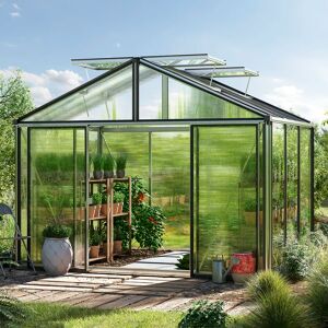 GFP 311 x 235 cm Greenhouse, aluminium, no extras - (GFPV00236)