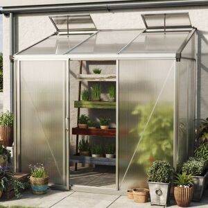GFP 222 x 147 cm Lean-to greenhouse - (GFPV00285)