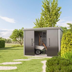 GFP 256 x 186 cm Garden shed, Anthracite grey - (GFPV00296)