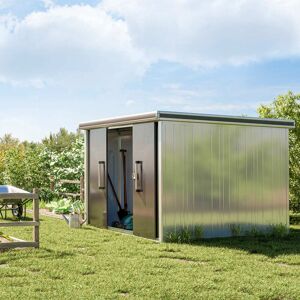 GFP 256 x 256 cm Garden shed, Anthracite grey - (GFPV00300)