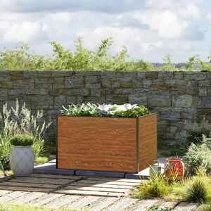 GFP 119 x 99 x 77 cm Raised garden bed, Wood-finish - (GFPV00320)