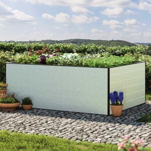 GFP 195 x 150 x 77 cm Raised garden bed, Aluminium anodised - (GFPV00350)