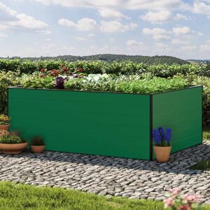 GFP 195 x 150 x 77 cm Raised garden bed, Green - (GFPV00351)